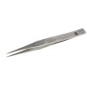 RS PRO 130mm Stainless Steel Pointed Fine Straight Tweezer 136-9850