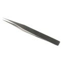 RS PRO 130mm Stainless Steel Pointed Fine Straight Tweezer 136-9850