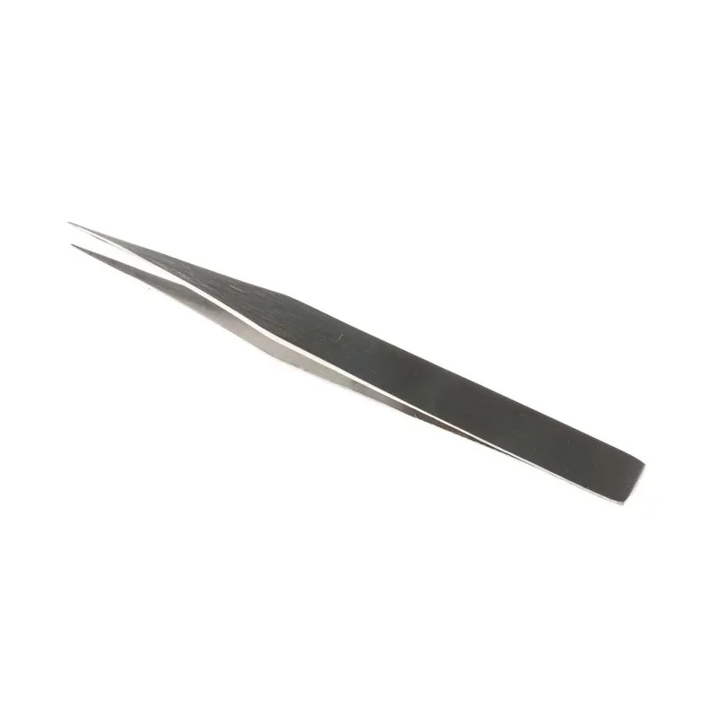 RS PRO 130mm Stainless Steel Pointed Fine Straight Tweezer 136-9850