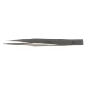 RS PRO 130mm Stainless Steel Pointed Fine Straight Tweezer 136-9850