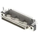 TE Connectivity Champ Series Right Angle Through Hole PCB Socket 68-Contact 4 Row 1.6 mm Pitch Solder 5796055-1