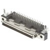 TE Connectivity Champ Series Right Angle Through Hole PCB Socket 68-Contact 4 Row 1.6 mm Pitch Solder 5796055-1