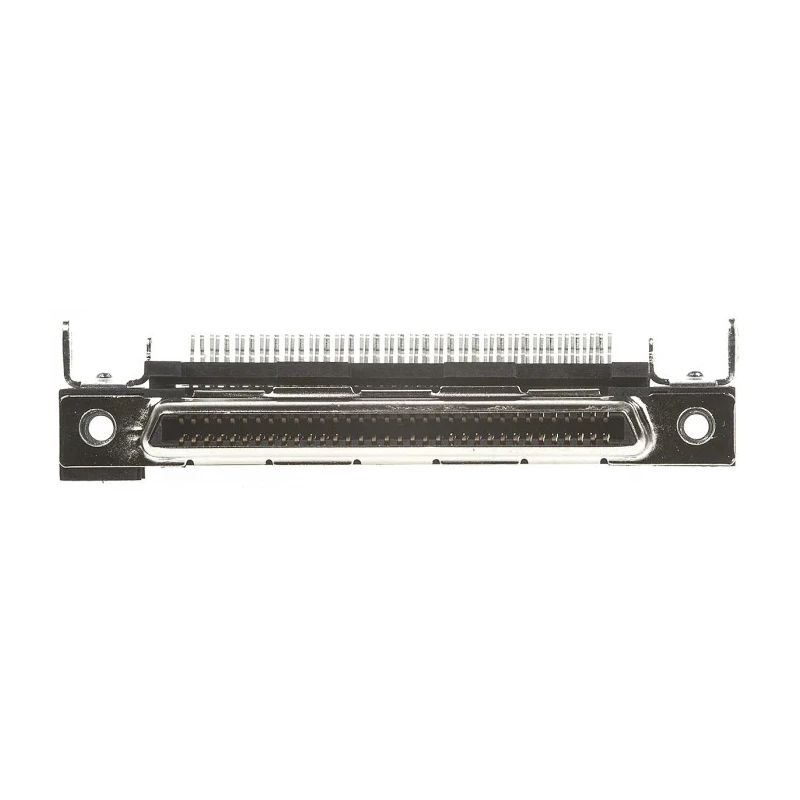 TE Connectivity Champ Series Right Angle Through Hole PCB Socket 68-Contact 4 Row 1.6 mm Pitch Solder 5796055-1
