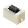 Panasonic IP67 Black Tactile Switch Push Plate 3 mm SPST 20mA 15 V dc Surface EVQ5PN05K