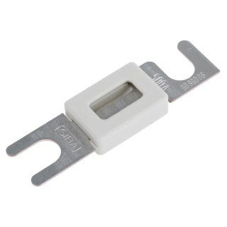 SIBA Car Fuse 80V dc 500A White Time Current 31.8mm x 22mm x 10mm SBS Series 9005805.500