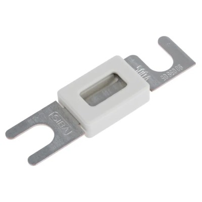 SIBA Car Fuse 80V dc 500A White Time Current 31.8mm x 22mm x 10mm SBS Series 9005805.500
