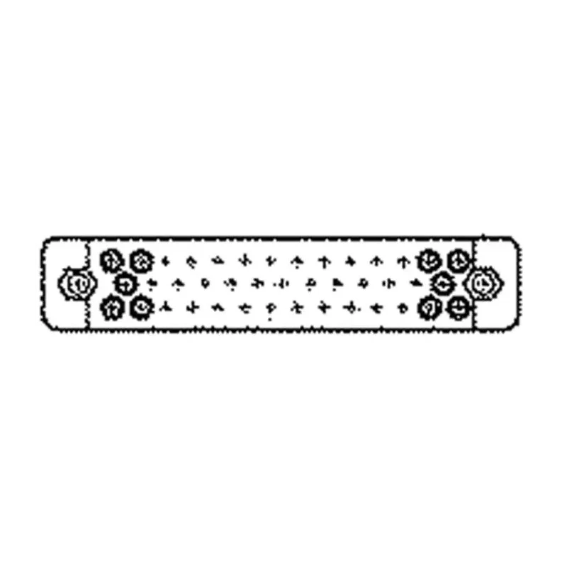 TE Connectivity M Series Female Connector Housing 4 mm Pitch 34 Contacts 8 Rows Straight 926500-1