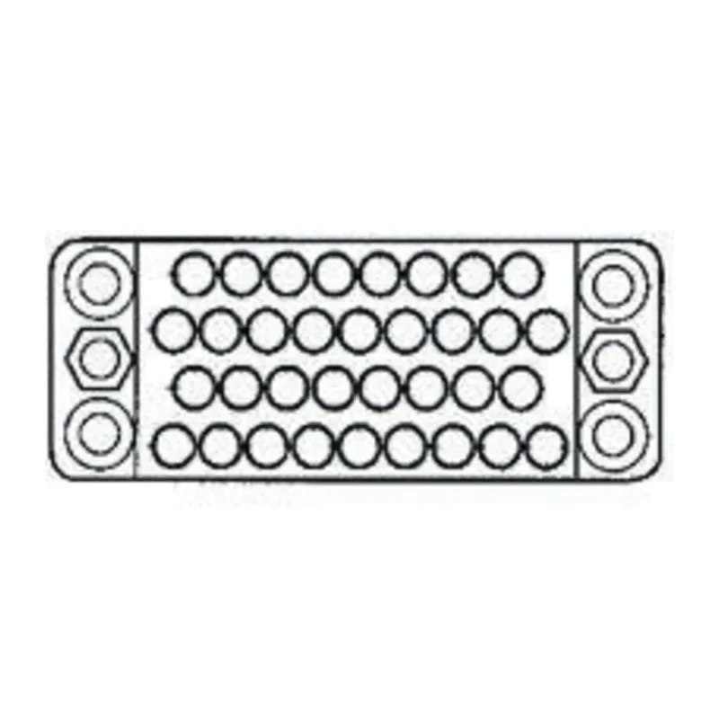 TE Connectivity M Male Connector Housing, 3.81 mm Pitch, 50 Way, 4 Row Straight 201358-1