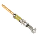 TE Connectivity Male Crimp Circular Connector Contact Size 16, Wire Size 20, 24AWG, Gold over Nickel Plating 66400-3