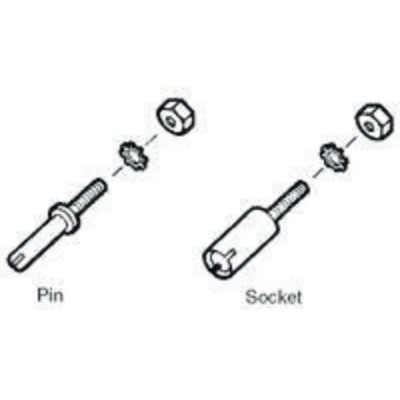 TE Connectivity M Series Guide Pin Accessory for Rectangular Connector 200389-2
