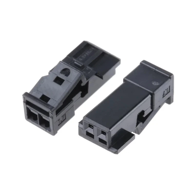 TE Connectivity Micro Quadlock System Female Connector Housing 2 Way 1 Row Straight 2.54 mm Pitch 1-1718333-1