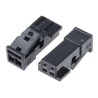 TE Connectivity Micro Quadlock System Female Connector Housing 2 Way 1 Row Straight 2.54 mm Pitch 1-1718333-1