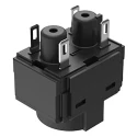 EAO Push Button Contact Block SPDT, 5A Current Rating, Solder Terminals, 250 V AC/DC 61-8755.17