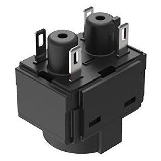 EAO Push Button Contact Block SPDT, 5A Current Rating, Solder Terminals, 250 V AC/DC 61-8755.17