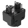 EAO Push Button Contact Block SPDT, 5A Current Rating, Solder Terminals, 250 V AC/DC 61-8755.17