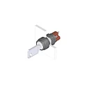 EAO Keylock Switch, 1 NO/1 NC Contact Configuration, 5A Current, 2 Positions Latching Operation Rated Round Bezel 90° IP65