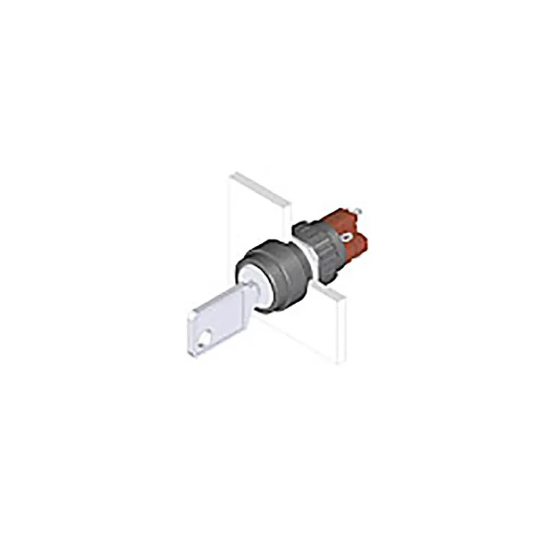 EAO Keylock Switch, 1 NO/1 NC Contact Configuration, 5A Current, 2 Positions Latching Operation Rated Round Bezel 90° IP65