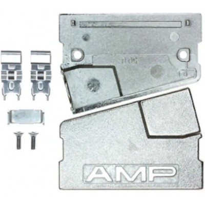 TE Connectivity III Series Zinc Angled D-Sub Backshell 50 Contacts 5749202-2