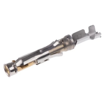 TE Connectivity Female Crimp Circular Connector Contact, Contact Size 16 AWG, Wire Size 0.6mm², 13A, 250V, Gold over 66104-9