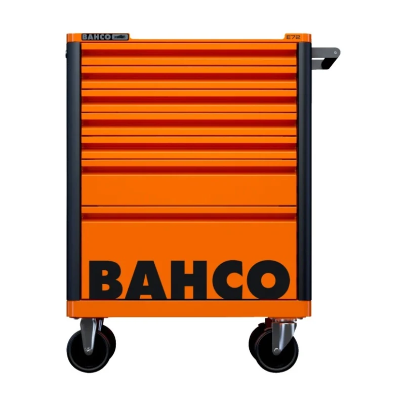 Bahco 7 Drawer Wheeled Tool Trolley Solid Steel 600kg Load Capacity 1472K7