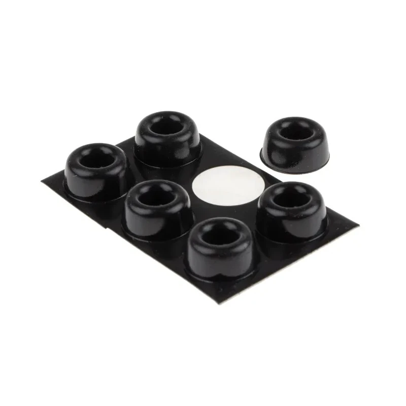 3M Cylindrical Polyurethane (Urethane) Resilient Elastomer Self-Adhesive Feet 15.9 mm Diameter 22.3 mm Width SJ5009