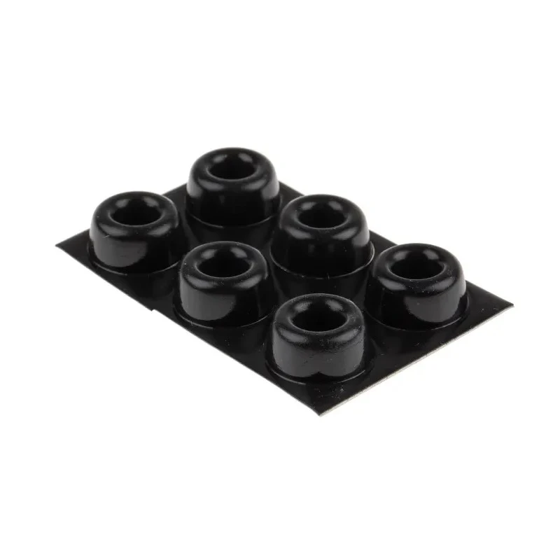 3M Cylindrical Polyurethane (Urethane) Resilient Elastomer Self-Adhesive Feet 15.9 mm Diameter 22.3 mm Width SJ5009