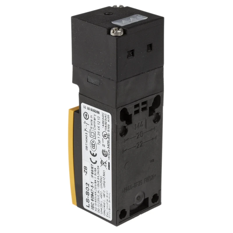 Eaton LS4 ZB Safety Interlock Switch Plastic Housing IP65 IP66 IEC/EN 60947 106875 LS-S02-ZB/X