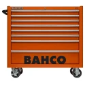 Bahco 8 Drawer Wheeled Tool Trolley Solid Steel Frame with 1100kg Load Capacity 1475KXL8