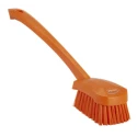 Vikan Hard Bristle Orange Scrubbing Brush 36 mm Bristle Length Polyester Bristle Material 41867