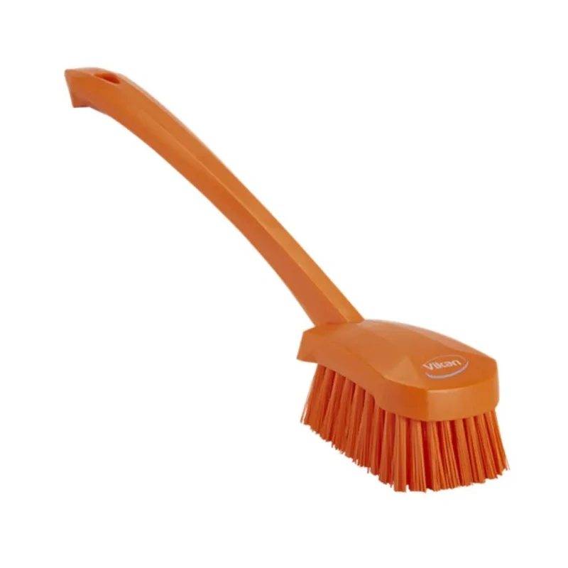 Vikan Hard Bristle Orange Scrubbing Brush 36 mm Bristle Length Polyester Bristle Material 41867