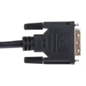 RS PRO 1 m 4K HDMI Cable Male DVI-D Single Link to Male DVI Black 182-8878