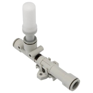 SMC Vacuum Generator for use with ZH Series Vacuum Ejectors, Nozzle 2.0mm, Max Vacuum -90 kPa, Flow Rate ZH20DSA-10-12-12S