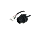 Bulgin IC Socket USB Cable Female 24 Pin Header to Female USB 2.0 Type C Black 160mm PXP4043/C