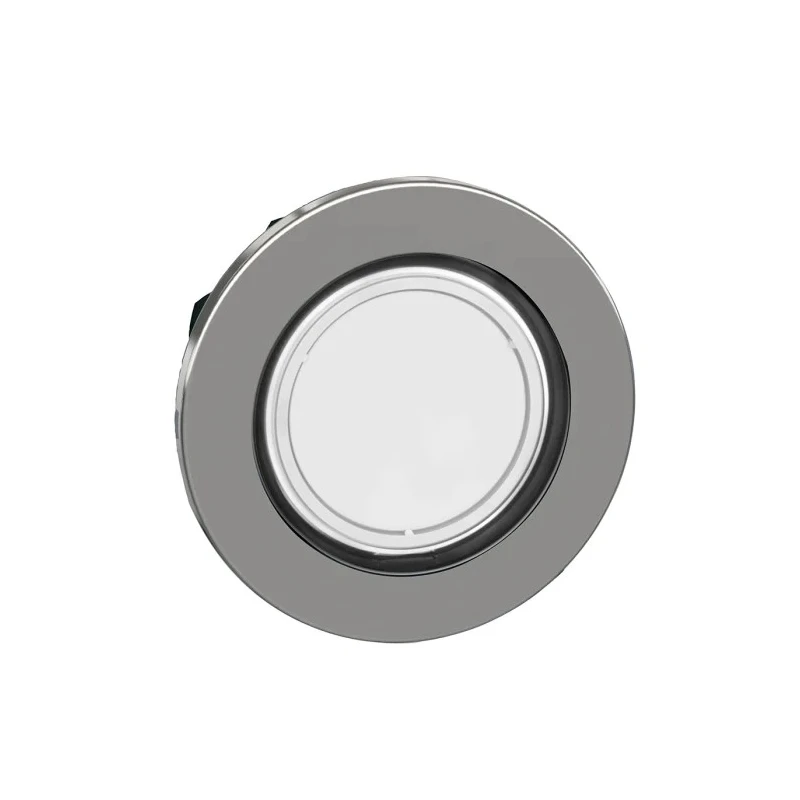 Schneider Electric Harmony Series White Momentary Push Button Head 30 mm Cutout Metal IP69K, IP67, IP66 ZB4FA18
