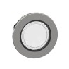 Schneider Electric Harmony Series White Momentary Push Button Head 30 mm Cutout Metal IP69K, IP67, IP66 ZB4FA18