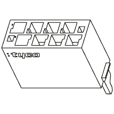 TE Connectivity Micro-MaTch Female Connector Housing, 1.27 mm Pitch, 12 Way, 2 Row Straight 1-338095-2