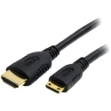 StarTech.com HDACM Series 2 m 4K @ 30Hz HDMI Cable, Male HDMI to Male Mini HDMI, HDMI 1.4, Black HDACMM2M