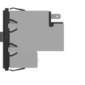 TE Connectivity IEC Power Line Filter 115V AC, 230V AC, 10A, Flange Mount, Faston Termination PE0S0DHXB