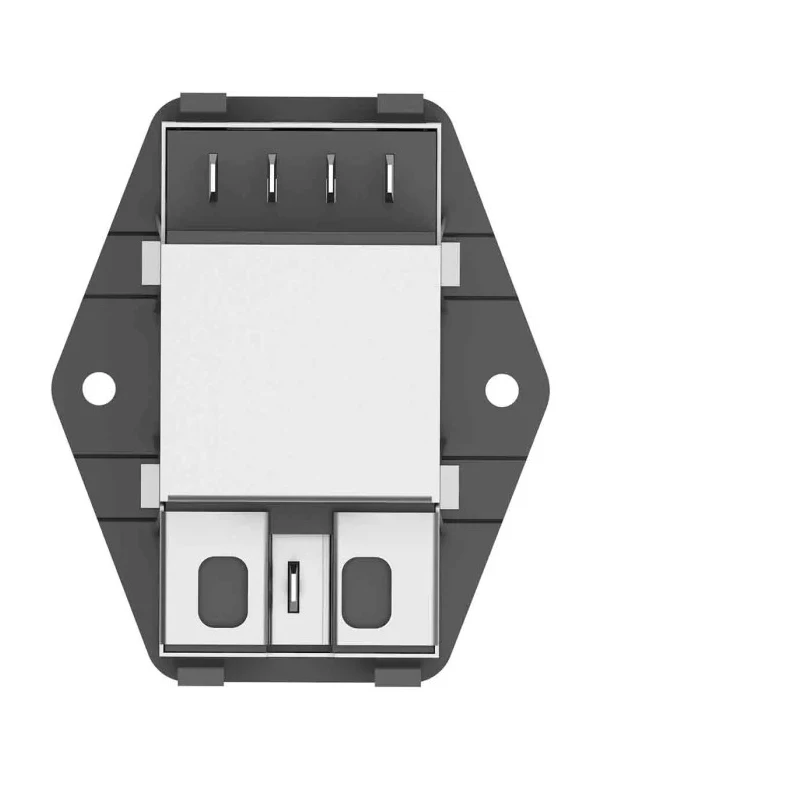 TE Connectivity IEC Power Line Filter 115V AC, 230V AC, 10A, Flange Mount, Faston Termination PE0S0DHXB