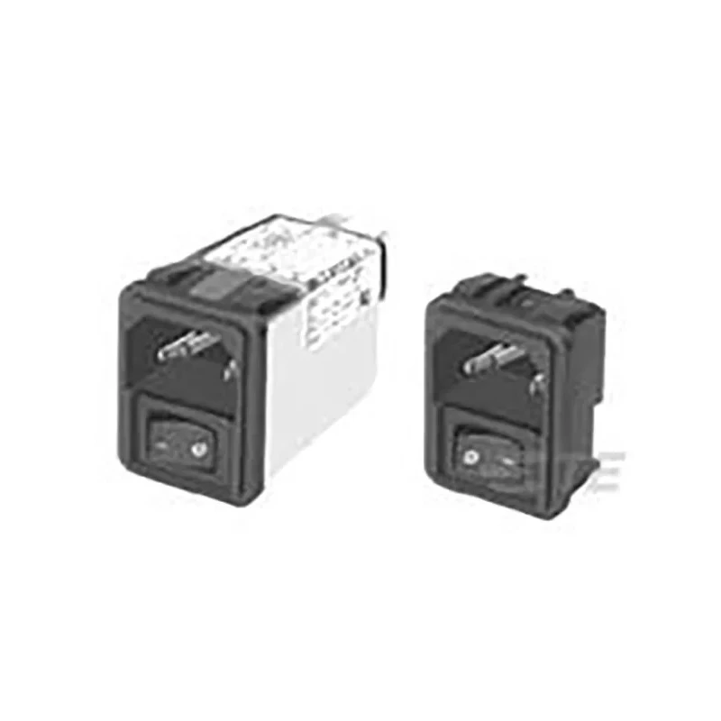 TE Connectivity IEC Filter Snap-in Male Connector 10A 120V/250V ac 50/60Hz 10CS1
