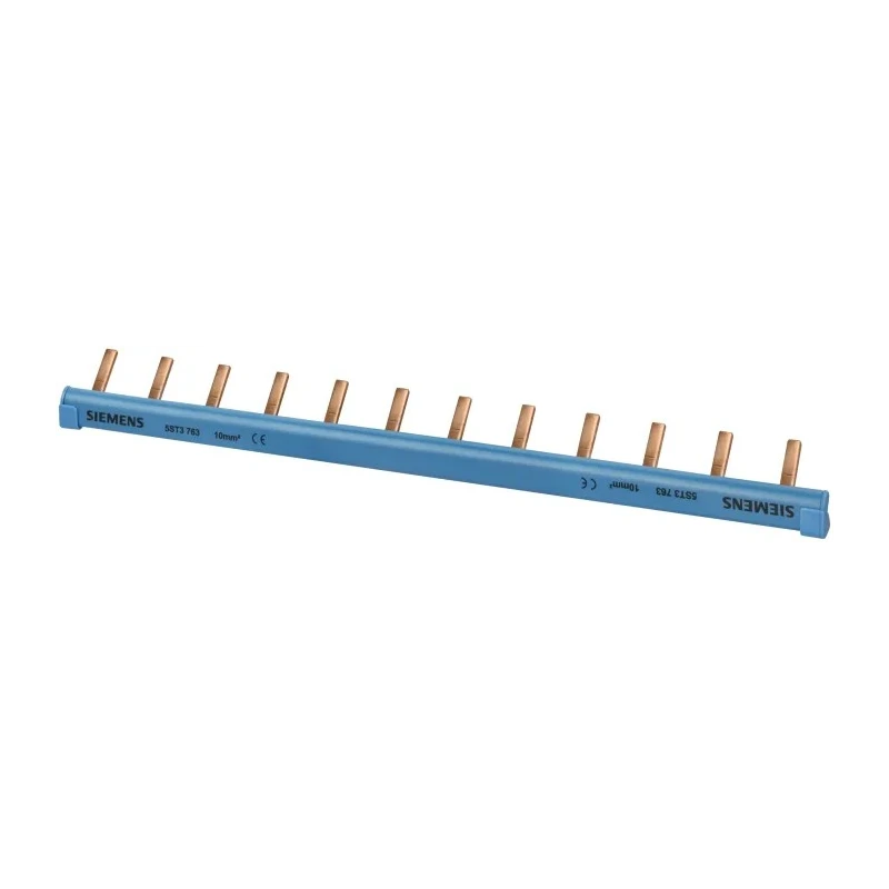 Siemens 5ST37 Series Jumper Bar Blue 63A 12 Pins Busbar Accessory 5ST3763