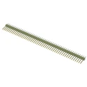 TE Connectivity AMPMODU MOD II Series Straight Through Hole Pin Header, 50 Contacts, 2.54 mm Pitch, 1 Row 5-826648-0