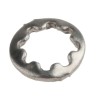RS PRO Stainless Steel Plain Internal Tooth Shakeproof Washer M3, DIN 6797J 187-0557