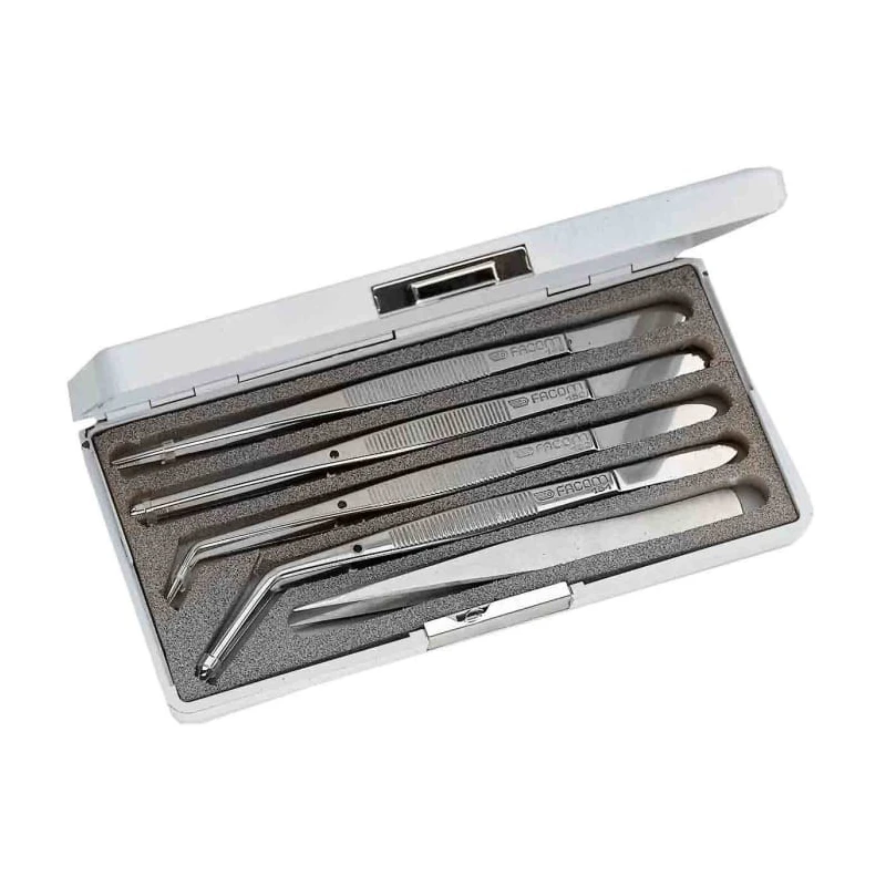 Facom 205mm Steel Pointed ESD Safe Tweezer 147.J7
