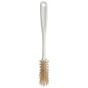 Vikan Hard Bristle White Scrubbing Brush, 25 mm Bristle Length, Polyethylene Terephthalate Bristle Material 42885