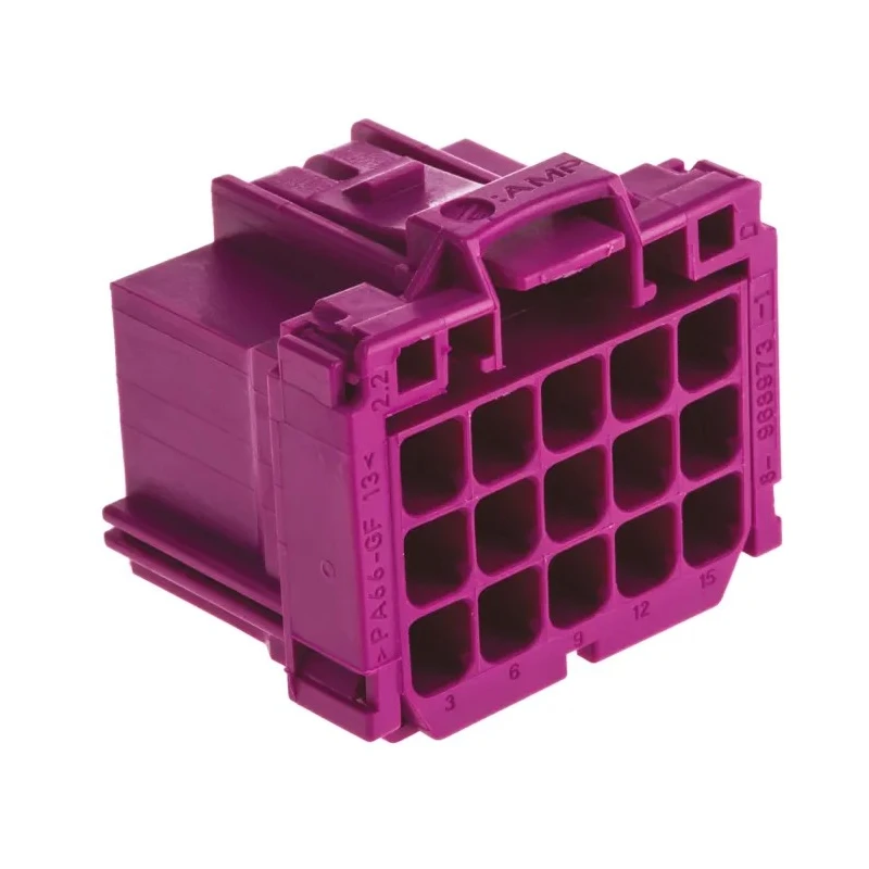 TE Connectivity Automotive Connector AMP MCP 2.8 Female 5.5 mm Pitch 15 Way 3 Row Straight 8-968973-1