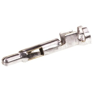 TE Connectivity Male Crimp Terminal for Universal MATE-N-LOK Series, 20 AWG Min Crimp, 14 AWG Max, Tin Plated 926898-1