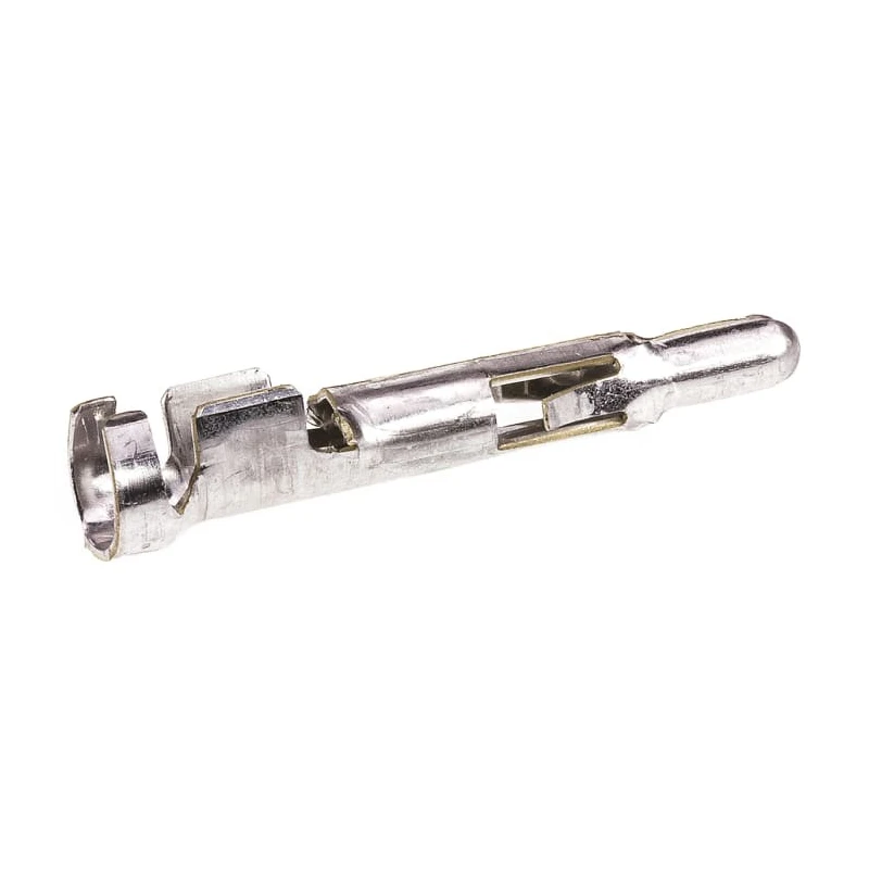 TE Connectivity Male Crimp Terminal for Universal MATE-N-LOK Series, 20 AWG Min Crimp, 14 AWG Max, Tin Plated 926898-1