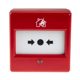 Eaton Red Break Glass Fire Alarm Call Point Indoor Resettable 4920016FULL-0456X