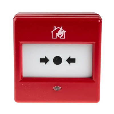 Eaton Red Break Glass Fire Alarm Call Point Indoor Resettable 4920016FULL-0456X
